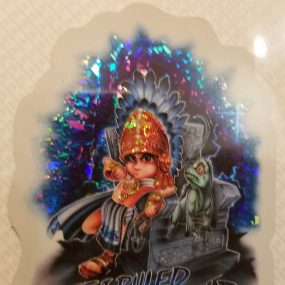 rare '99 CEI Aztlan prism sticker lil Azteca #4 - Picture 3 of 6